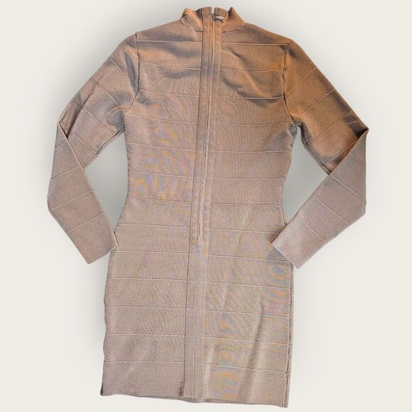 Aritzia Babaton Bandage Erickson Brown Tan Dress - Picture 10 of 15